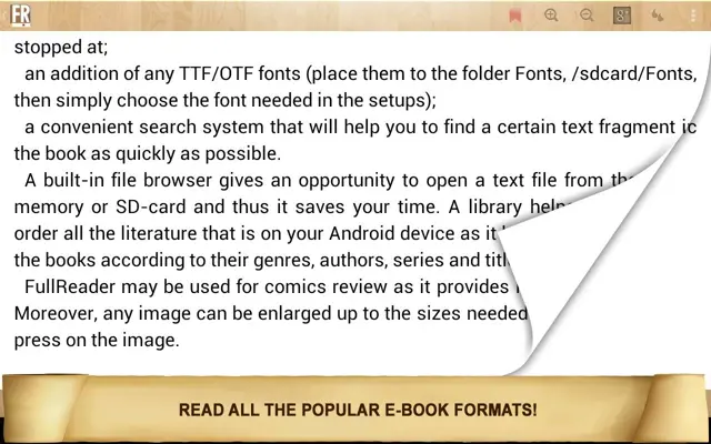 FullReader+ android App screenshot 9