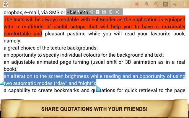 FullReader+ android App screenshot 11